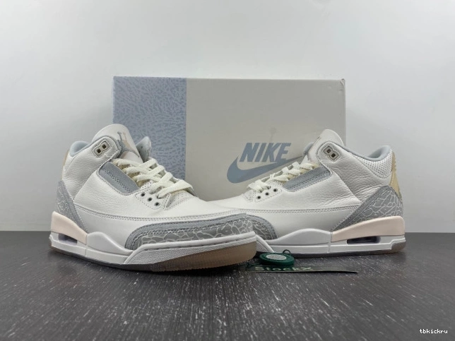 Reps TBK Air Ivory Craft Jordan 3 FJ9479-100 0711